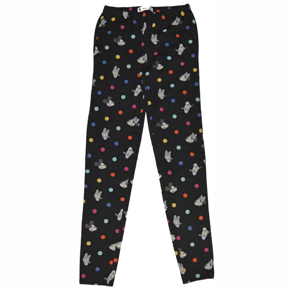 Gap Kids NWT Disney Black Mickey Minnie Donald Leggings L XL